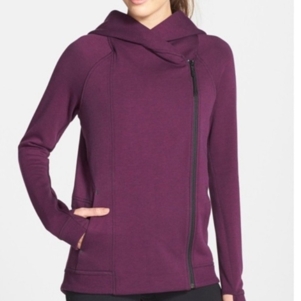 Nike Tech Violet Cape Zip Up Hoodie Sweater